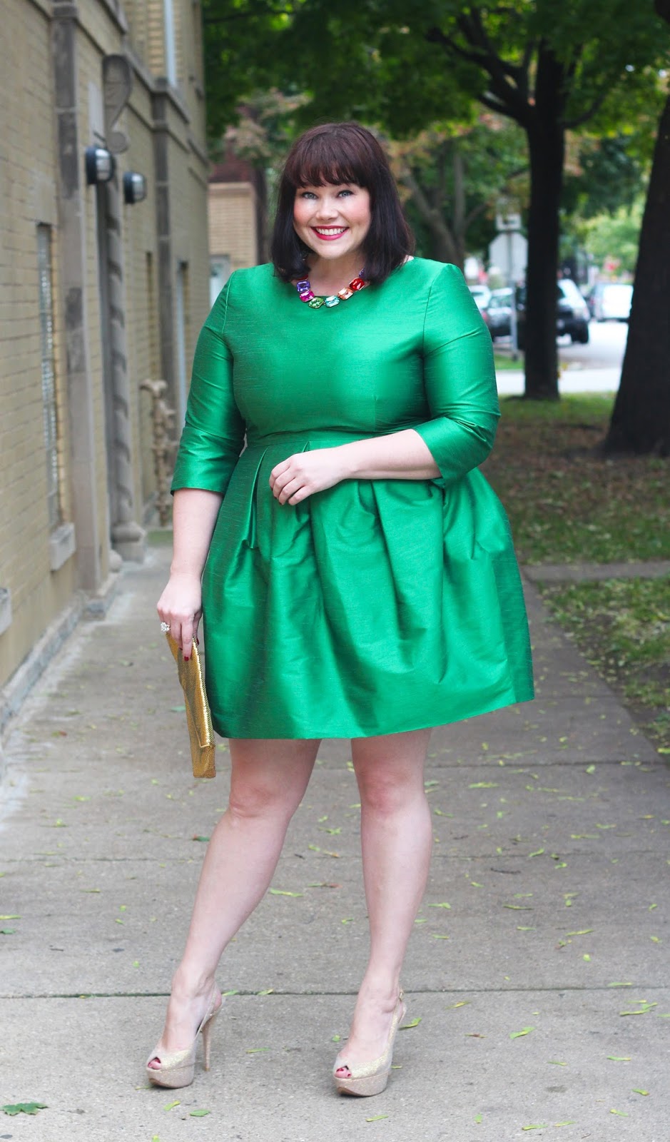 teal green plus size dress