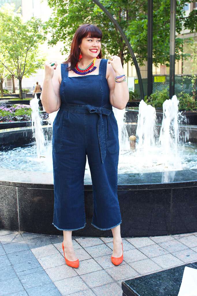Best Plus Size Denim Jumpsuit From Eloquii