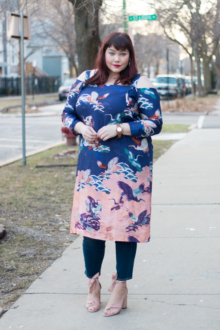 asos curve floral dress