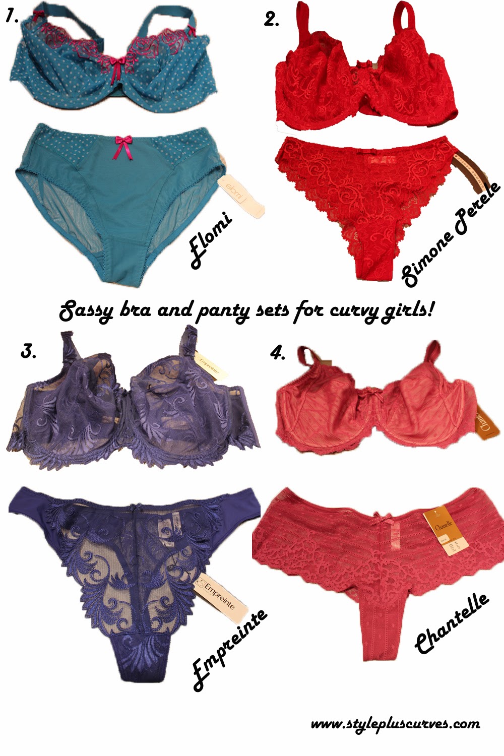 Sassy women bra panty sets pack of 3