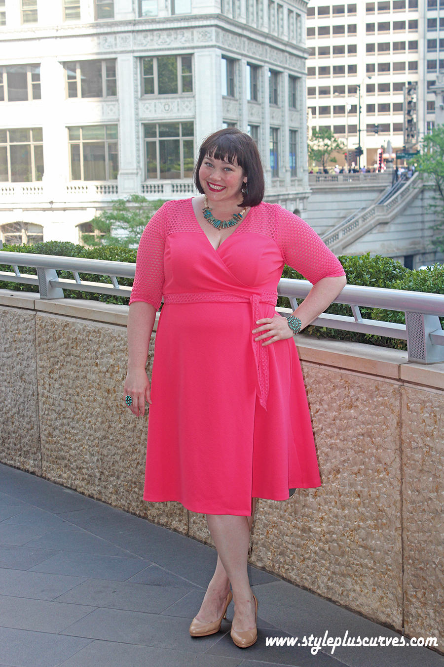 Summer Style Essential: Plus Size Wrap Dress from Kiyonna