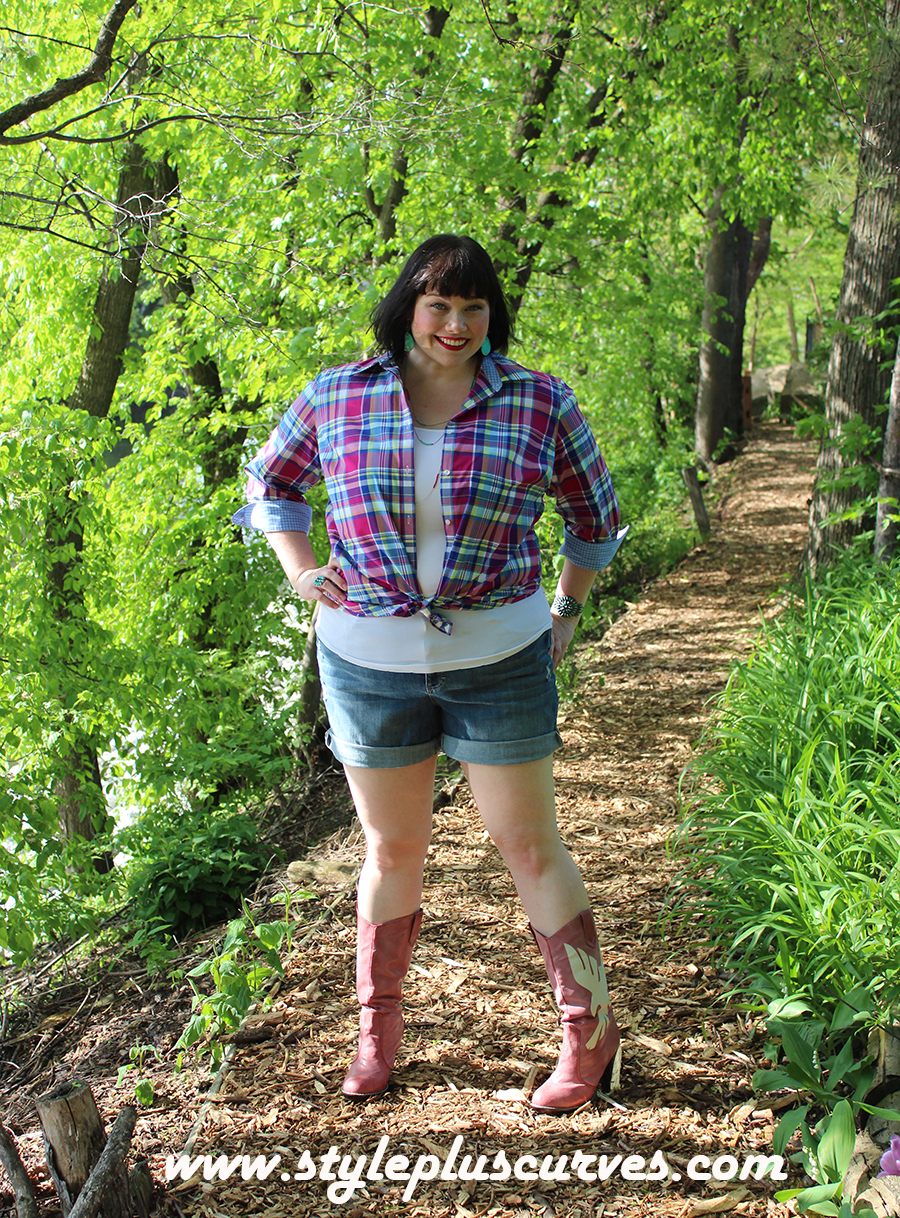 Plus Size Americana Style from Kohl's for July 4th