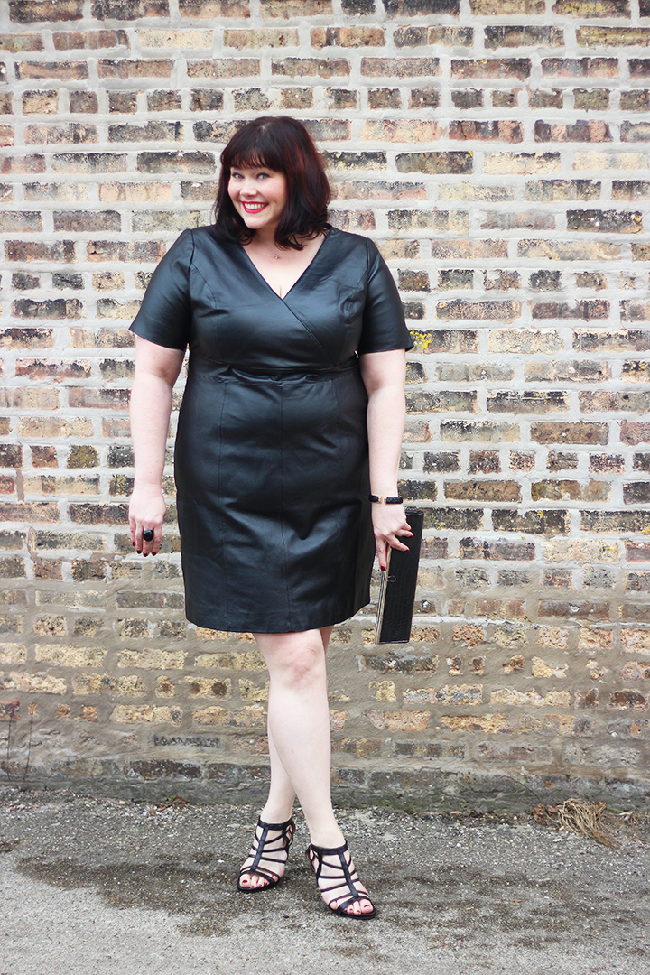 Elegant All-Leather Plus Size Dress from Jessica London