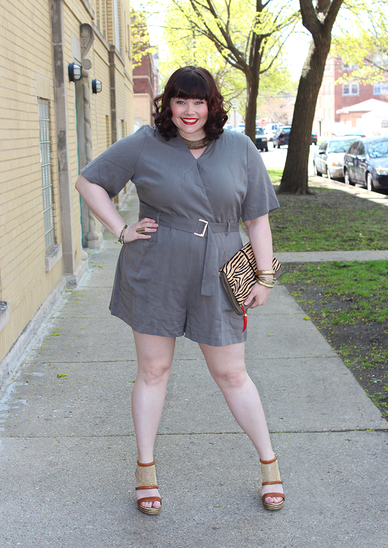 Simply Adorable in this Simply Be Plus Size Romper