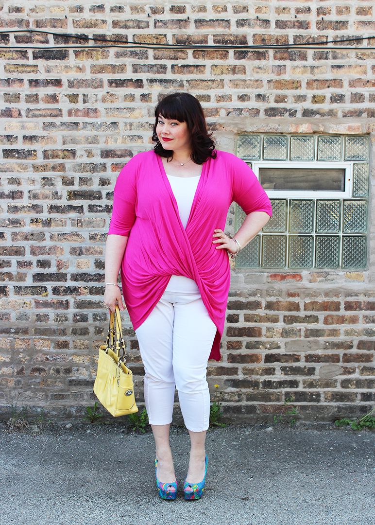 Pretty in Pink: Yours Clothing Plus Size Magenta Twist