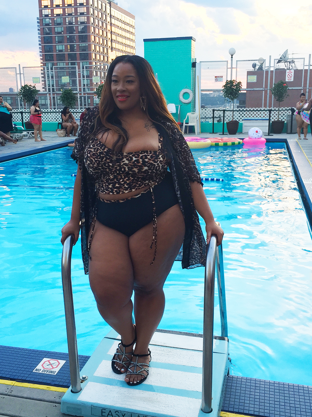 Plus-Sized Pool Party Recap - Golden Confidence Pool Party Recap