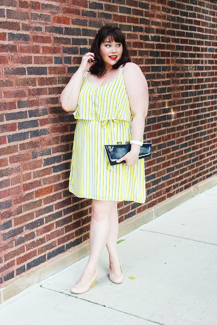 Plus Size Summer Style: City Chic Yellow Plus Size Dress