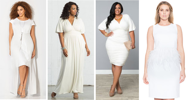 Four White Plus Size Dresses to wear to the Chicago In White Pop Up Dinner