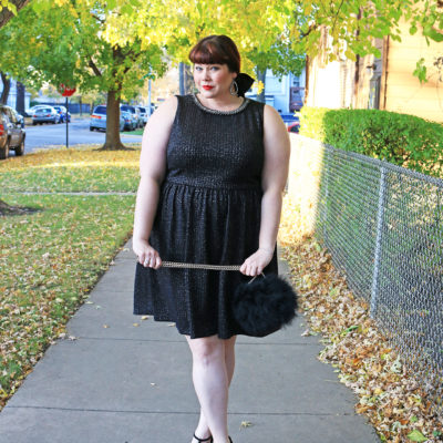 Embellished Plus Size LBD from London Times Curve