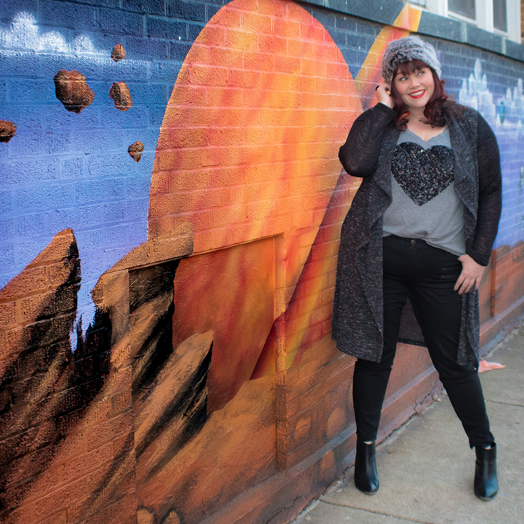 Plus Size Blogger Amber from Style Plus Curves in a Casual Outfit from Gwynnie Bee