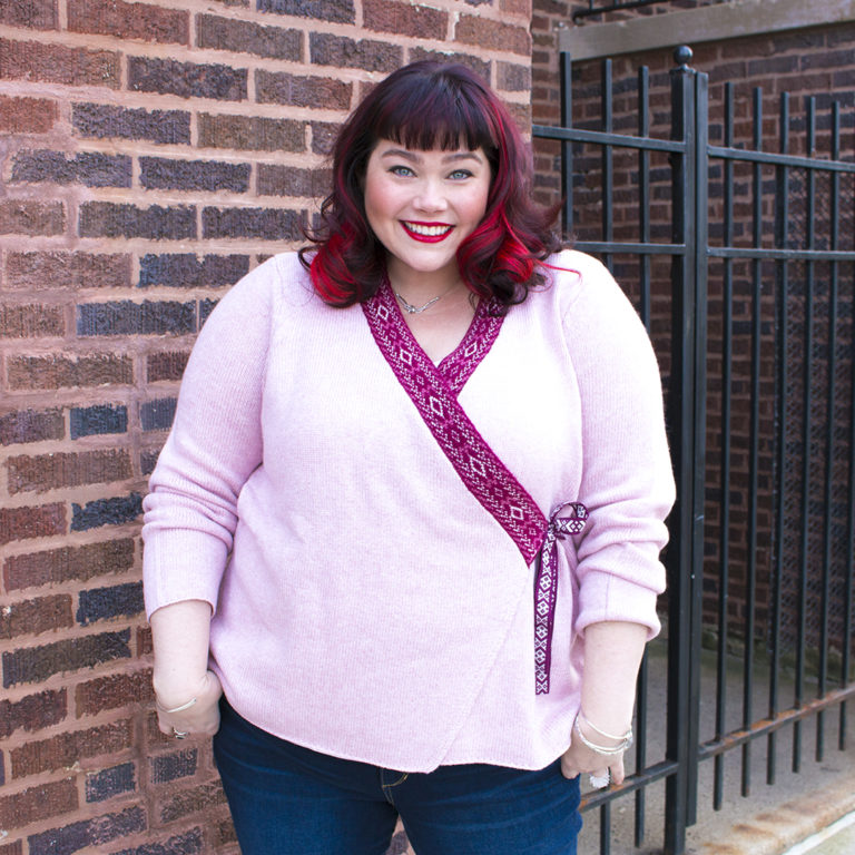 Plus Size Sweater: Ellos Wrap Cardigan From Fullbeauty.com