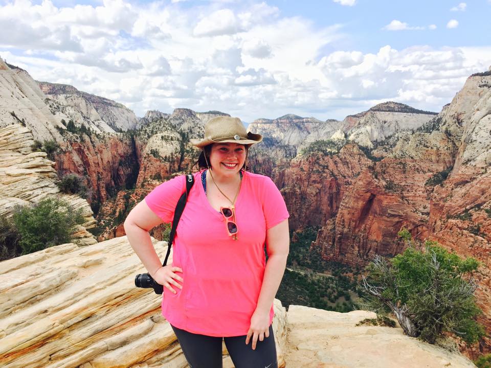 Fat and Fit, Plus Size Exercise, Plus Size Hiker, Angel's Landing, Zion National Park, Plus Size Style, Plus Size Fashion, Style Plus Curves, Chicago Blogger, Chicago Plus Size Blogger, Plus Size Blogger, Amber McCulloch