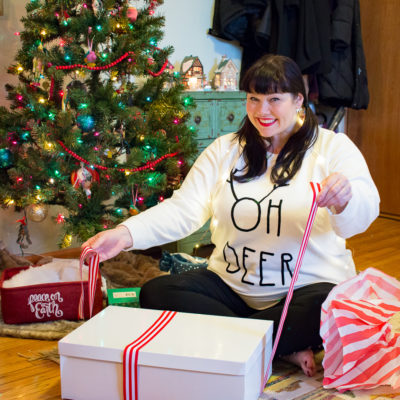 Simply Be Oh Deer Sweatshirt, plus size holiday looks, Plus Size Fashion, Style Plus Curves, Chicago Blogger, Chicago Plus Size Blogger, Plus Size Blogger, Amber McCulloch