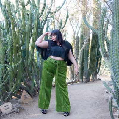 Premme Plus Size Clothing Line & The Wide-Leg Glittery Pants of My Dreams