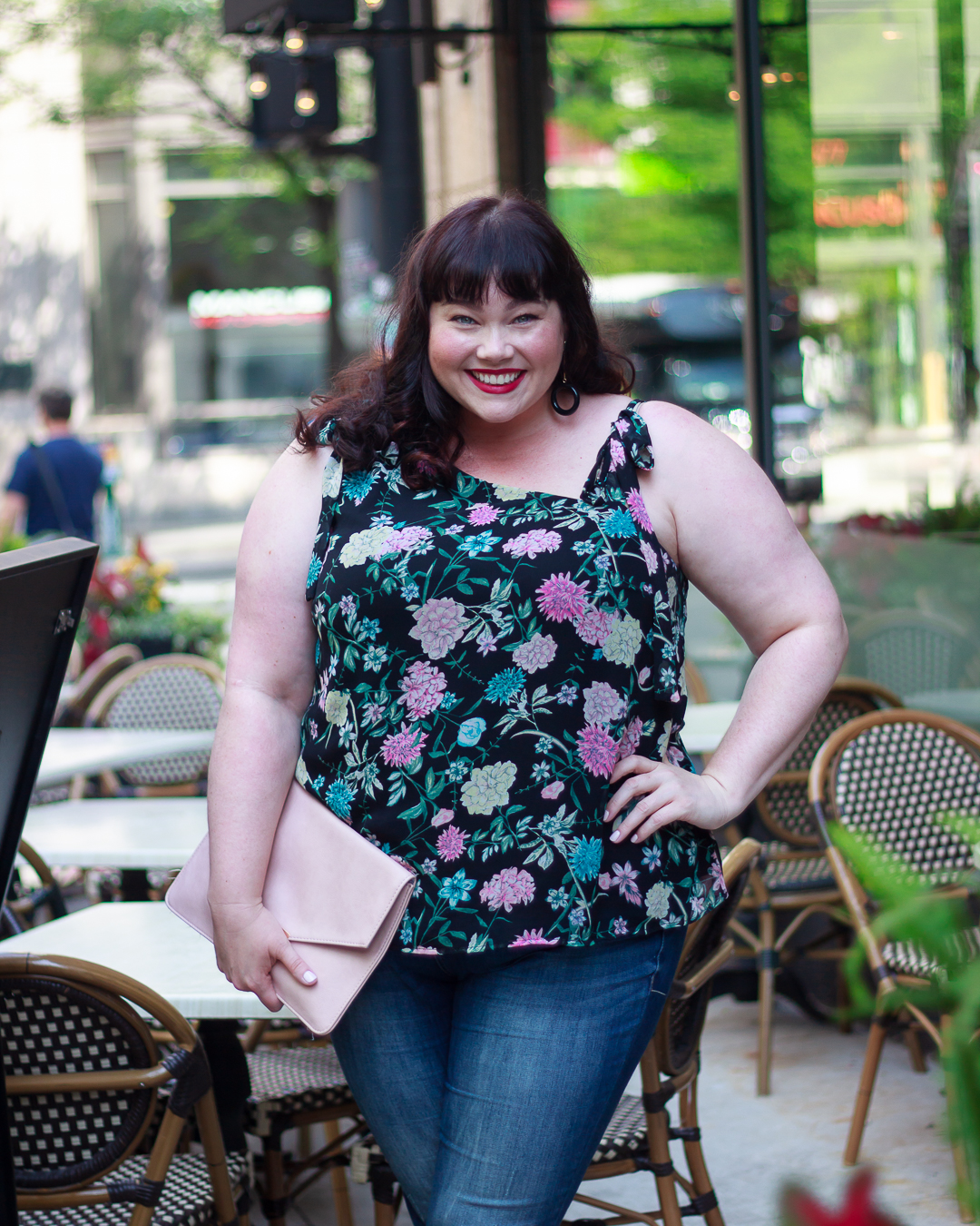 Chicago Style, Gwynnie Bee, Chicago Blogger, Plus Size Blogger, Plus Size Clothing, Floral Top, Kensie