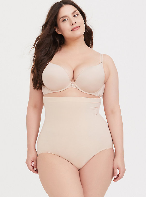 Plus Size Shapewear for Apple Shapes Spanx Higher Powered Panty