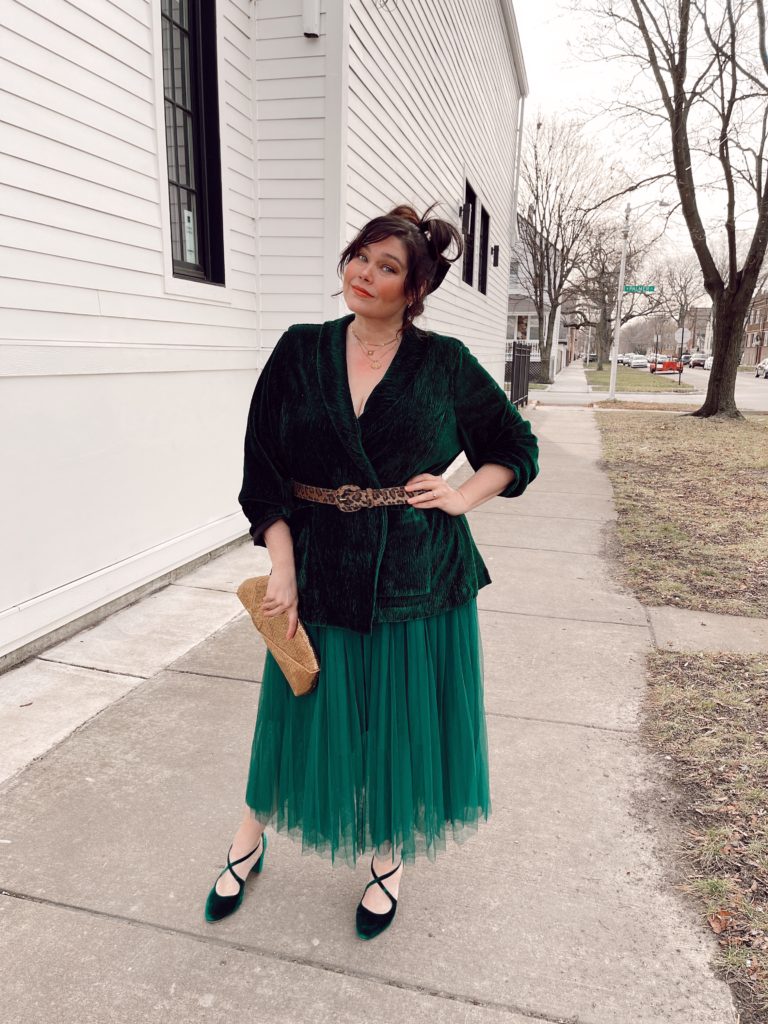 Plus Size Emerald Green Outfit