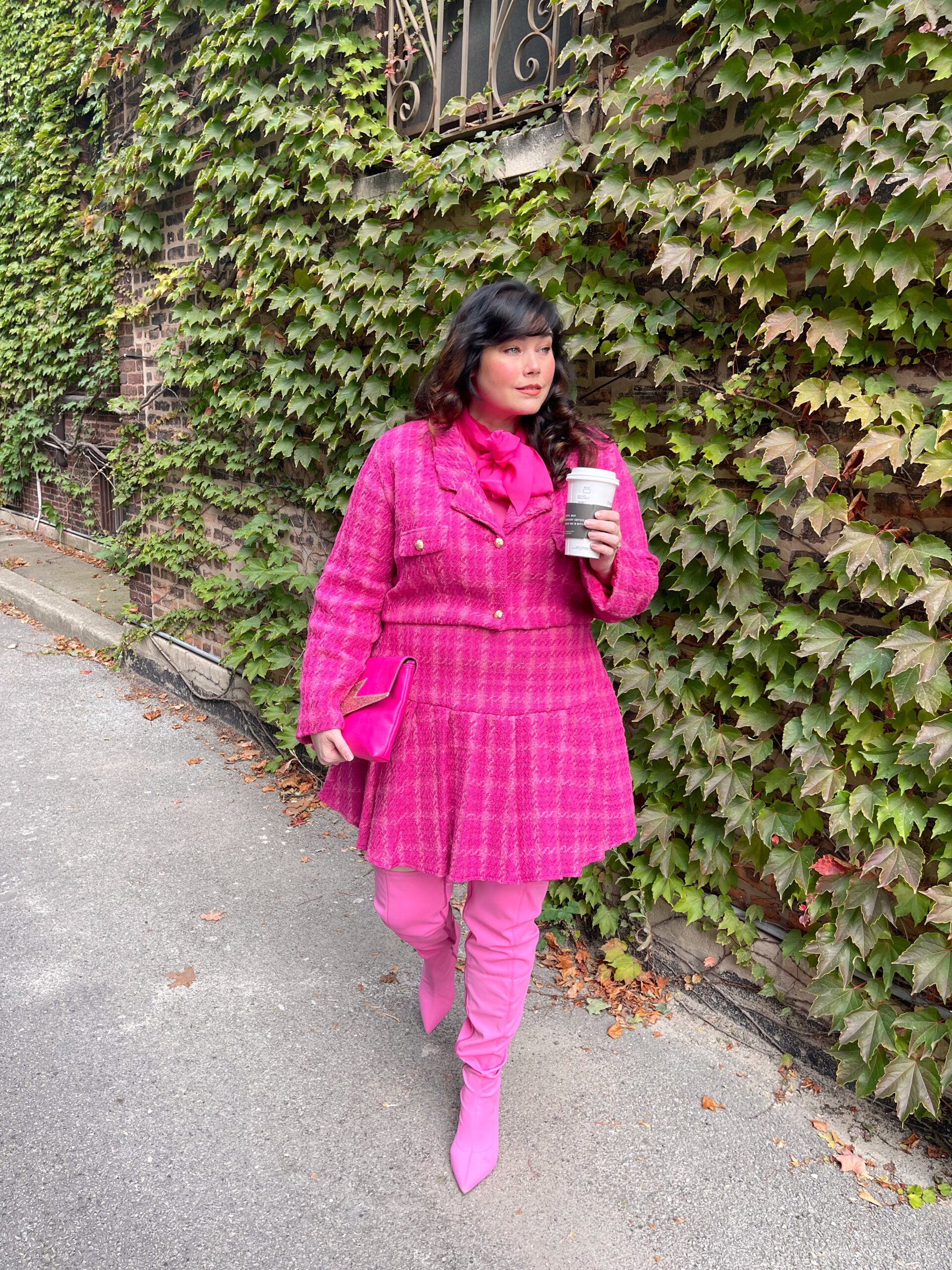 All Pink Fall Outfit