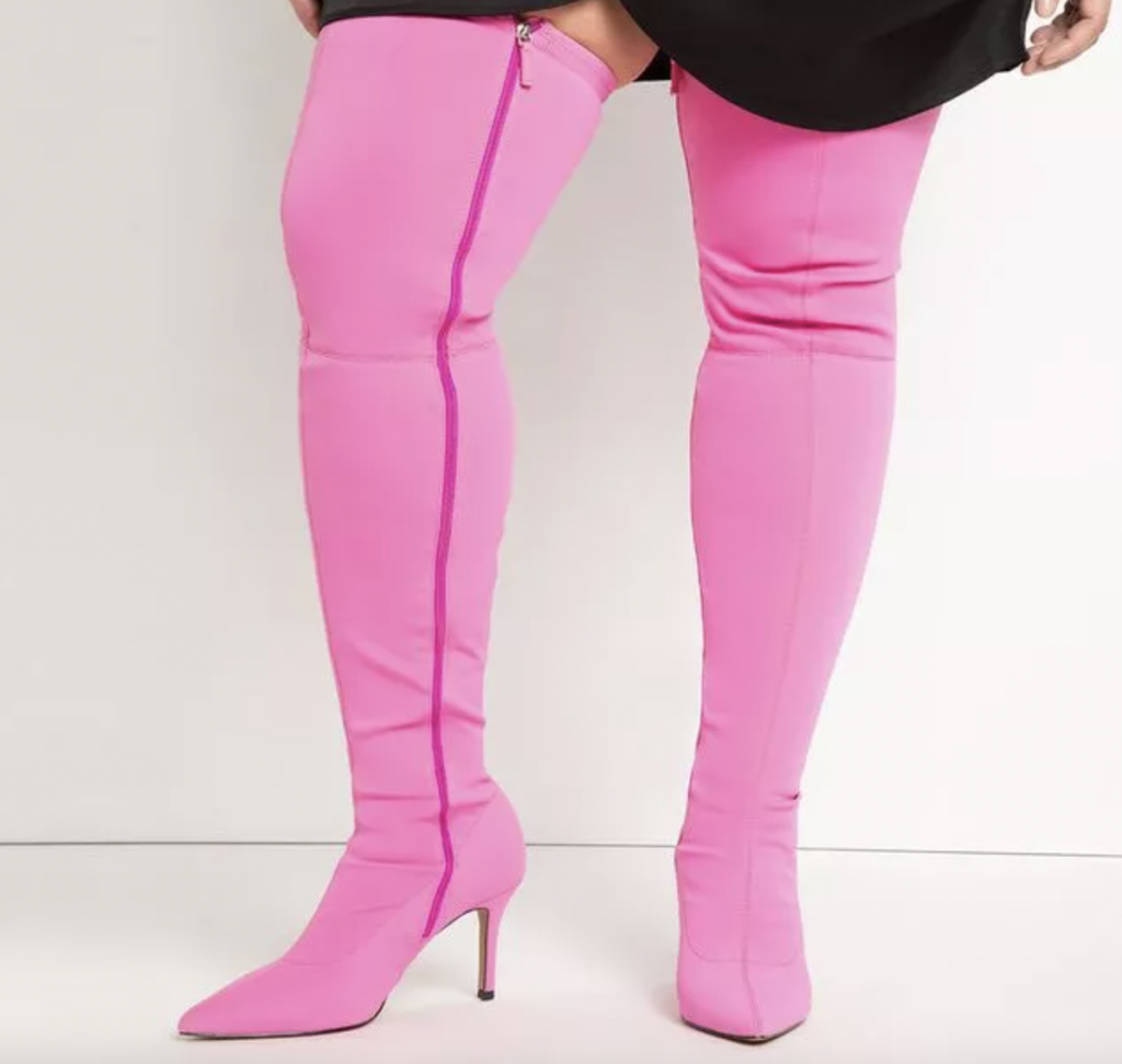 Pink Over-the-Knee Boots