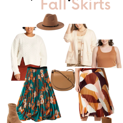 Styling Plus Size Fall Skirts