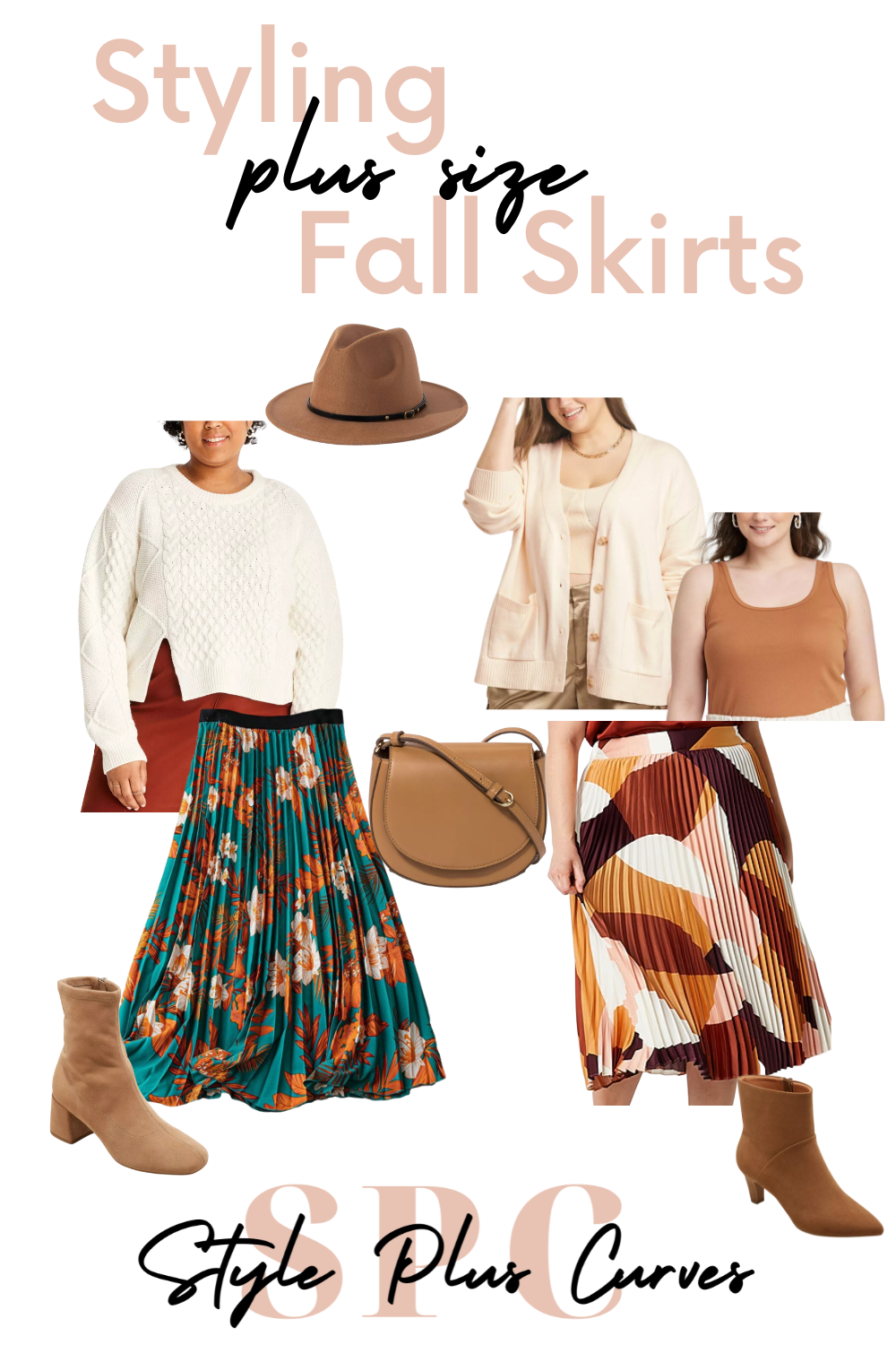 Styling Plus Size Fall Skirts