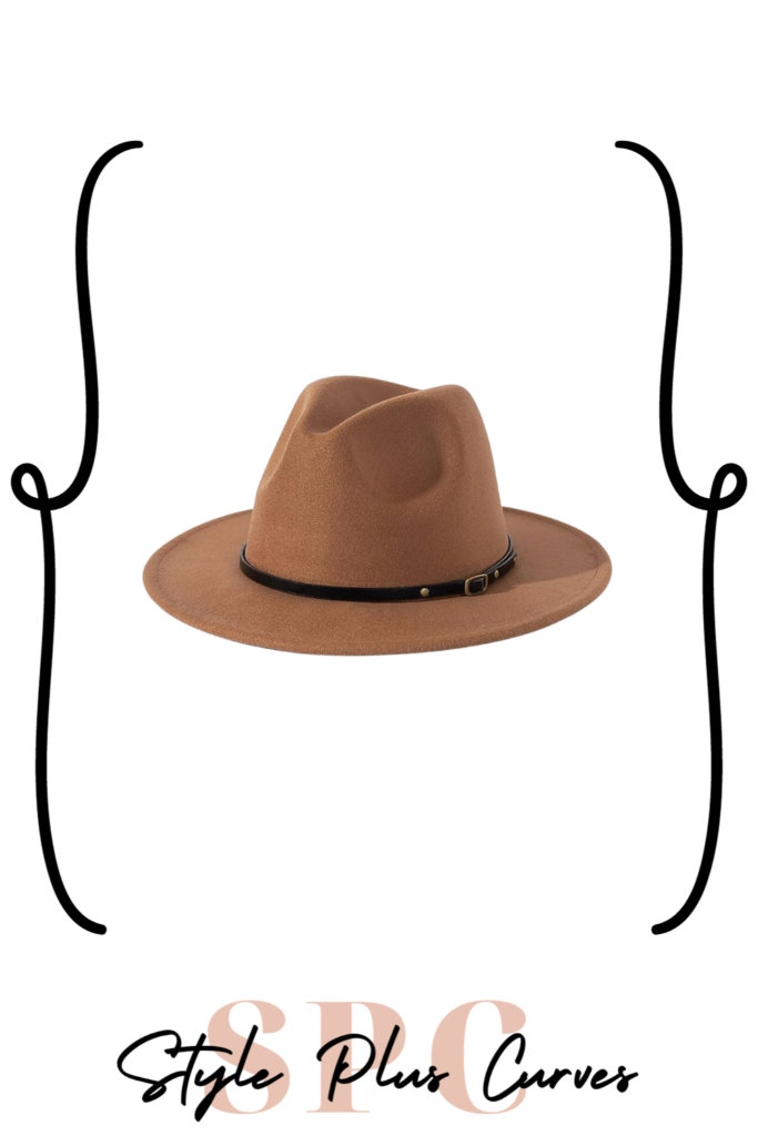 Tan Belt-Buckle Hat