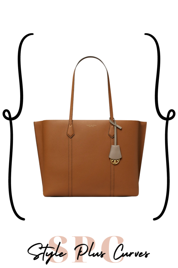 Tory Burch Brown Leather Tote Bag