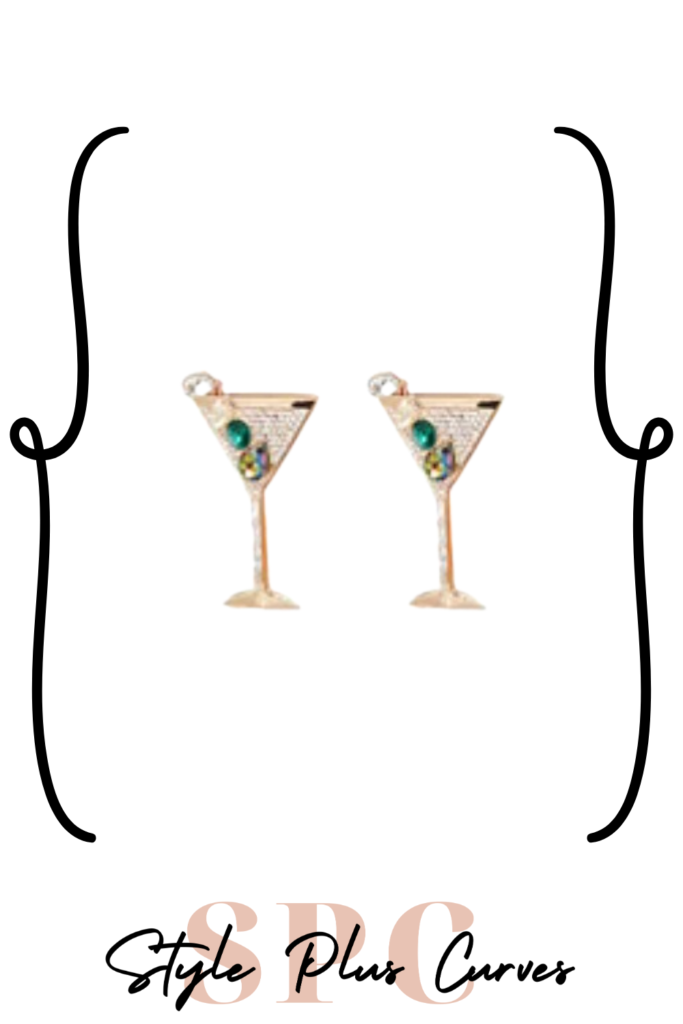 Martini Glass Earrings