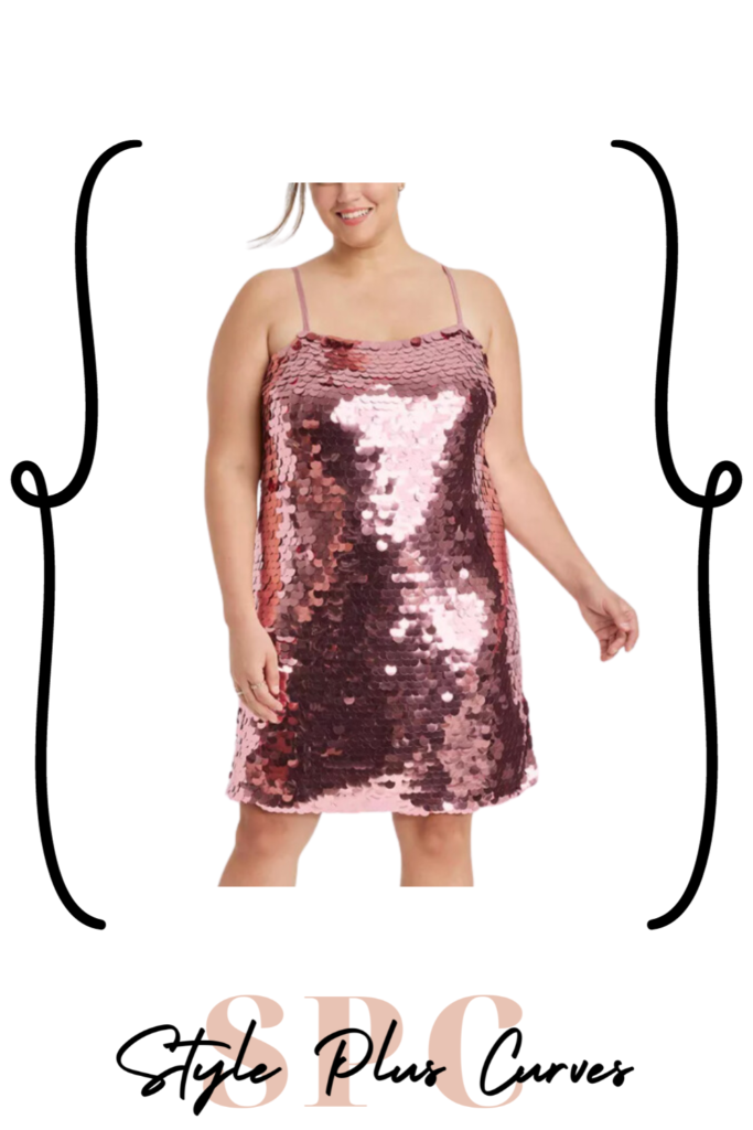 Plus Size Pink Sequin Dress - Styled 2 Ways!