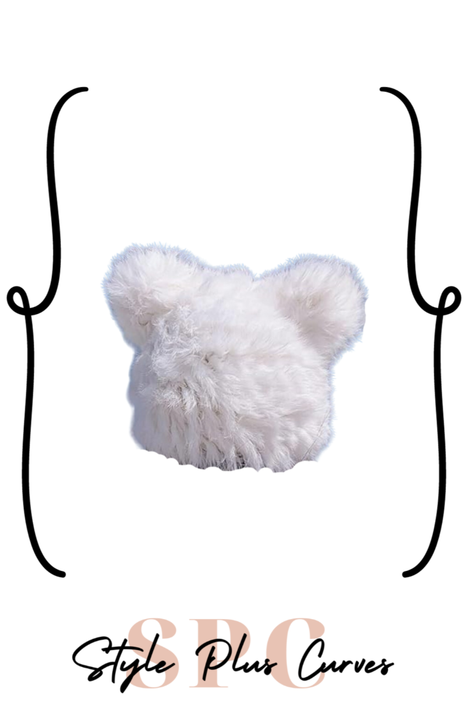 Rabbit Fur Bear Hat