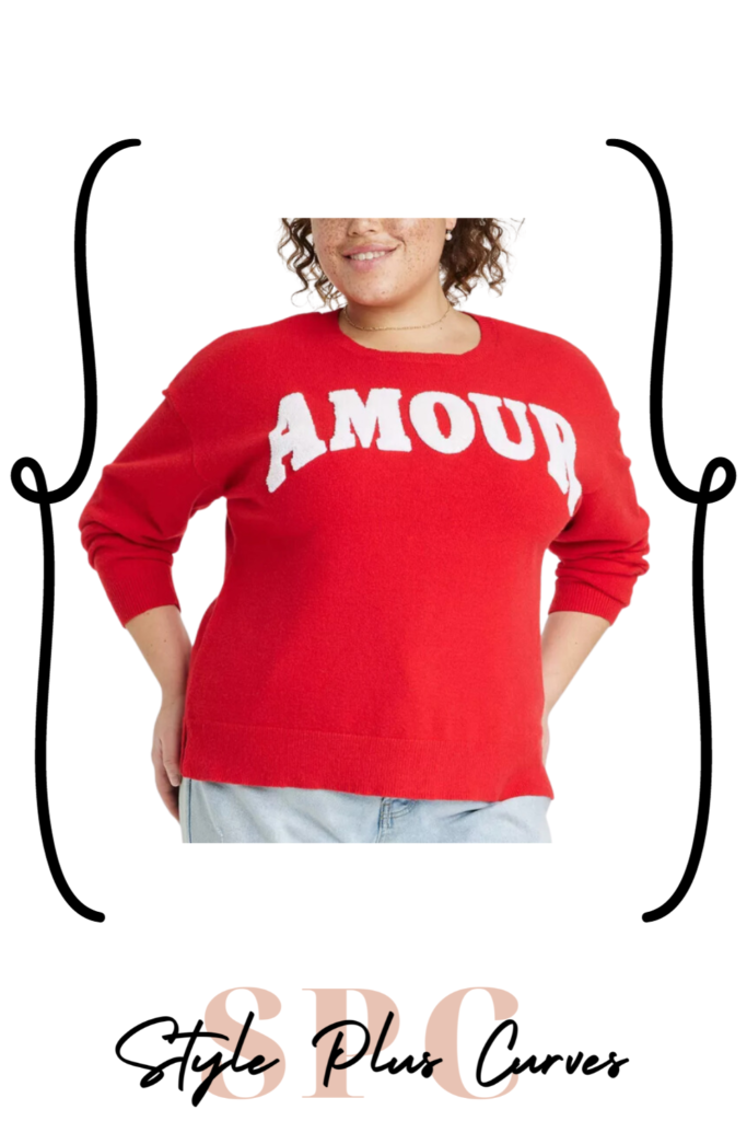 Plus Size Amour Sweater