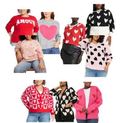 Plus Size Valentine's Day Sweaters