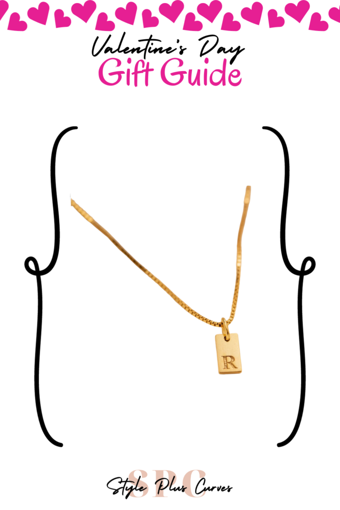 Custom Initial Tag Necklace