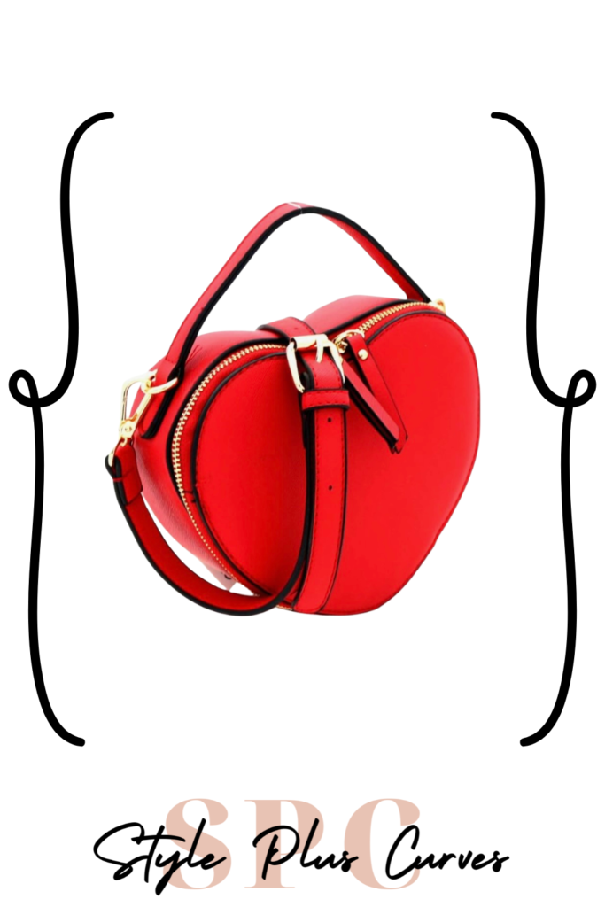 Red Heart Shaped Bag