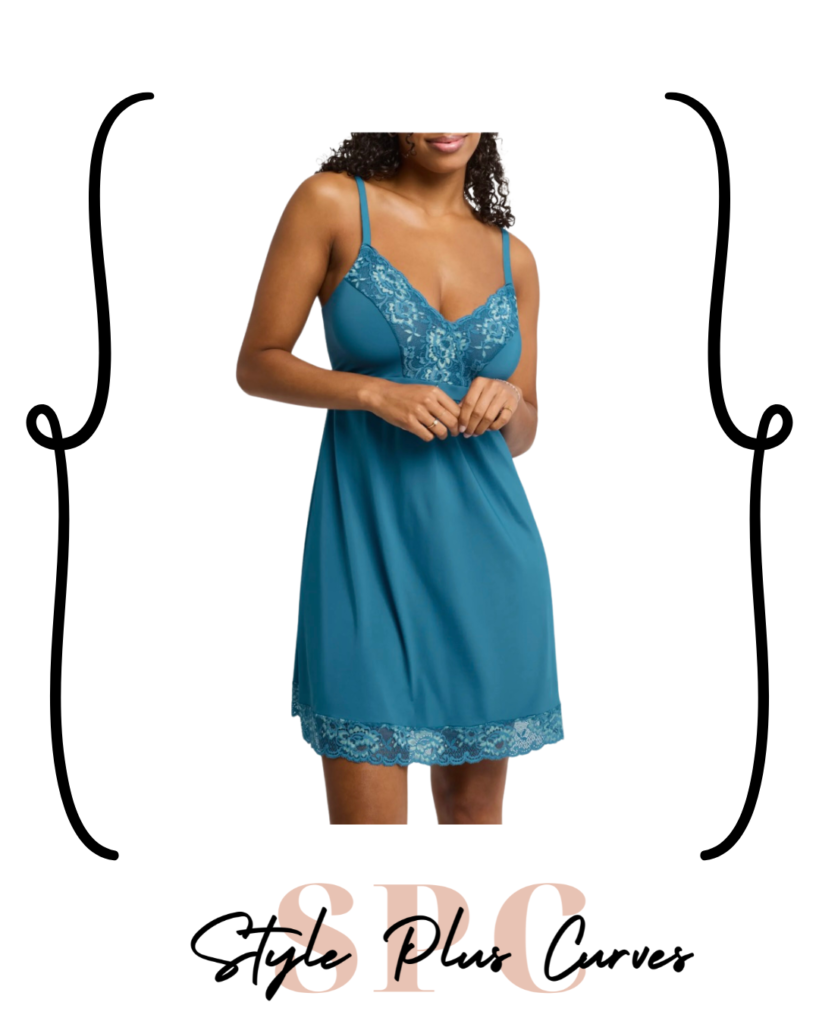 Plus Size Teal Nightgown