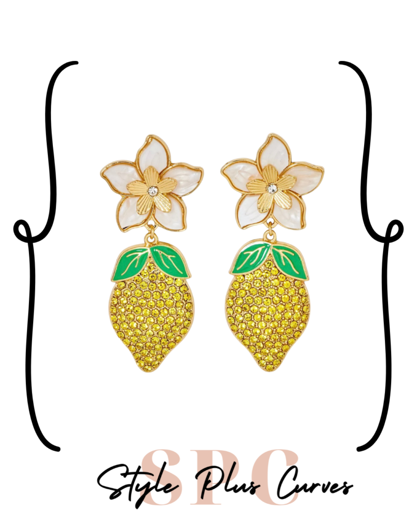 Lemon Yellow Earrings