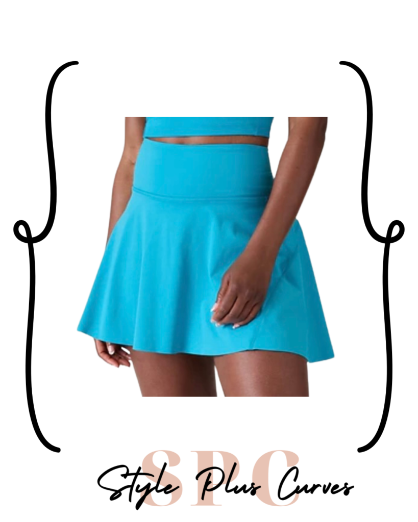 Athleta Plus Size Teal Tennis Skort