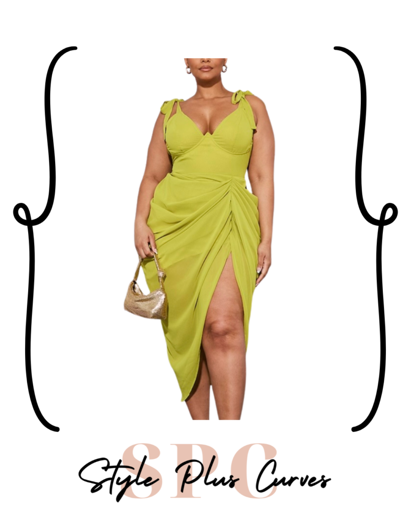 Plus Size Olive Midi Dress