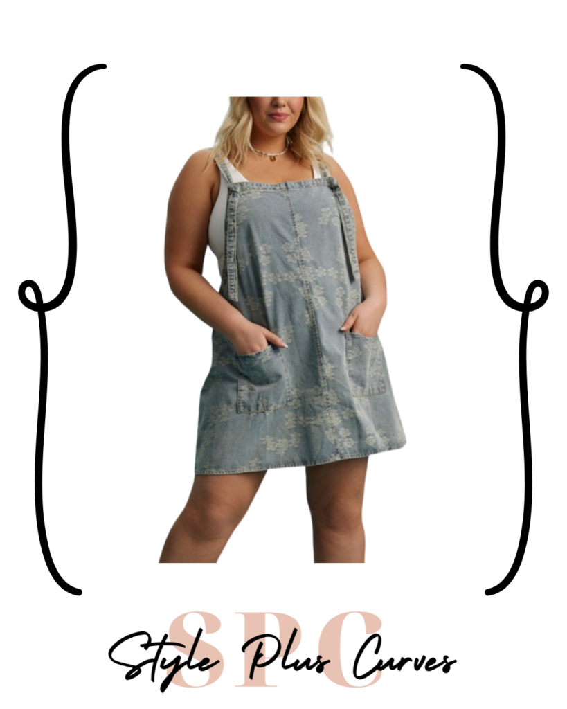 Plus Size Overall Skirt