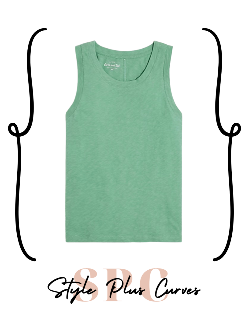 Plus Size Teal Tank