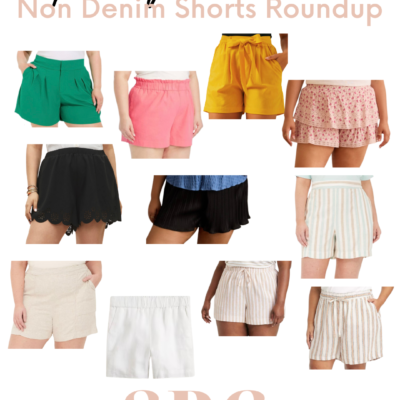 Plus Size NON-Denim Shorts Roundup