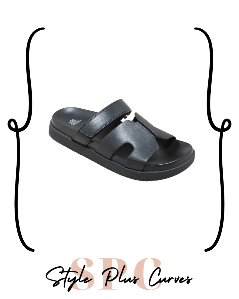 Black Slide Sandals