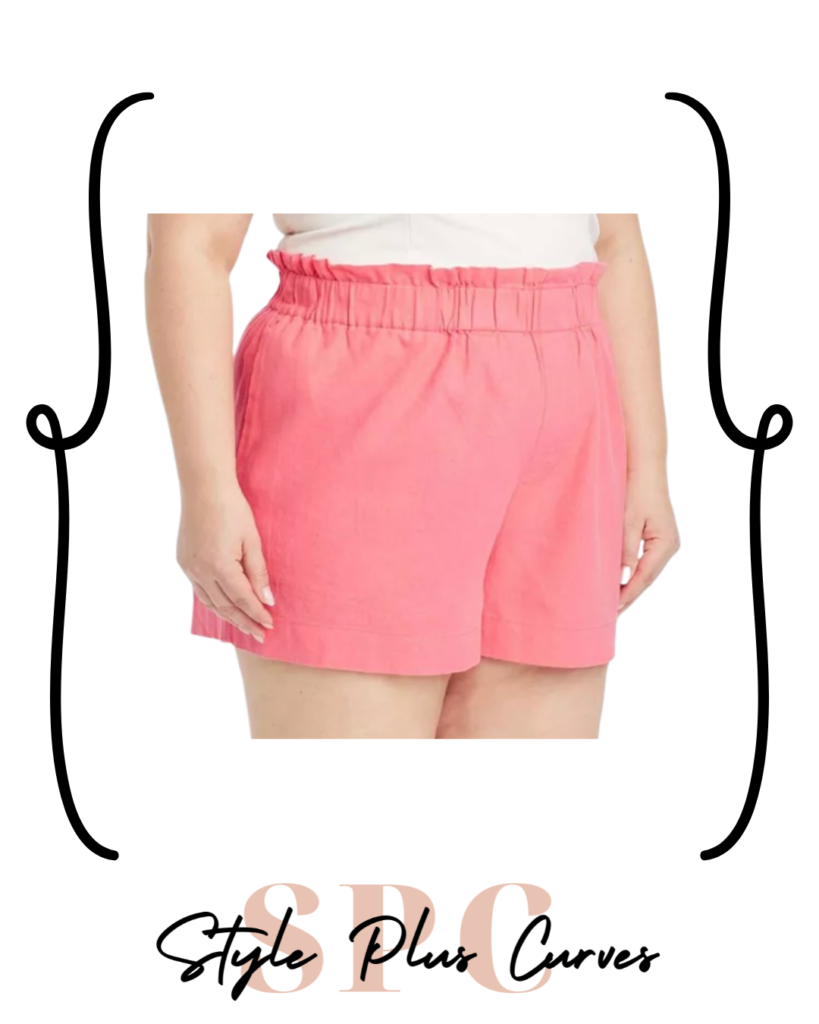 Plus Size Pink Shorts