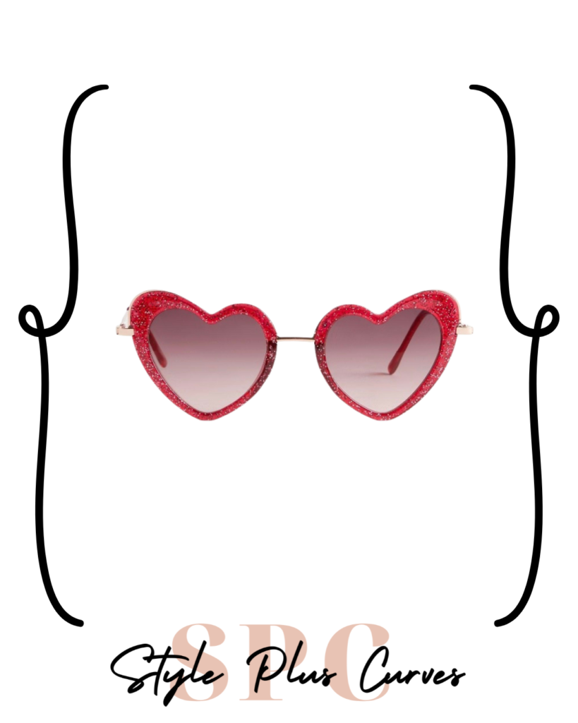 Glitter Heart Sunglasses