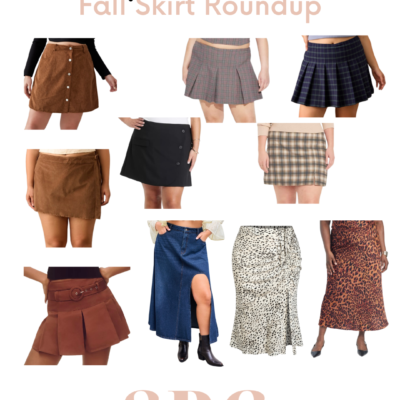 Plus Size Fall Skirt Roundup