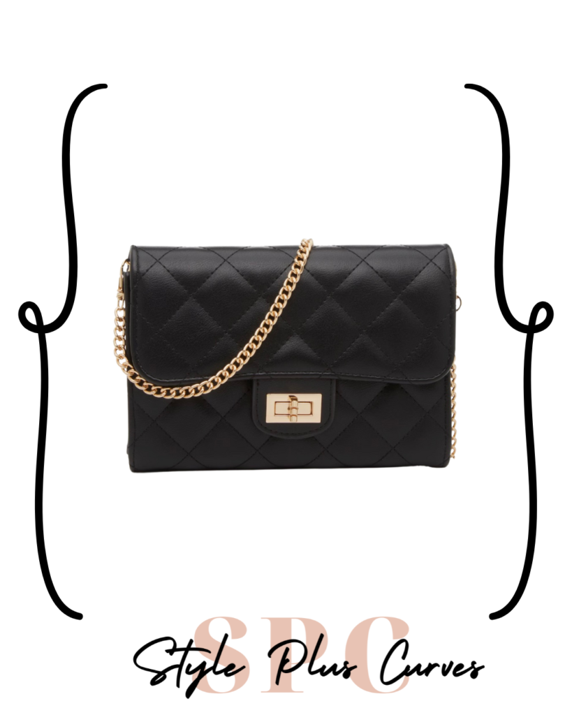 Black Quilted Clutch